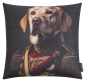 Preview: Magma Kissenhülle Snobby 'Hund' 45 x 45 cm Schwarz